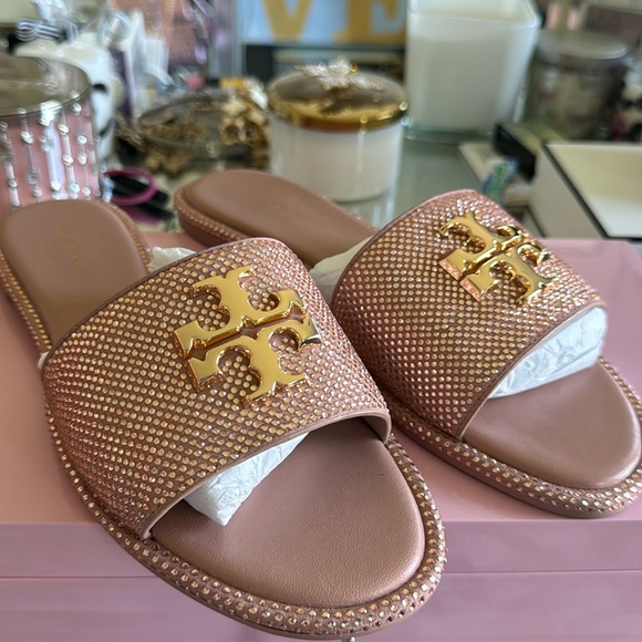Tory Burch Shoes - Tory Burch Crystal slides